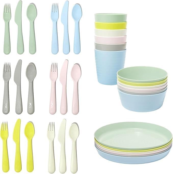 Juego de cuencos y platos infantiles Ikea Kalas
