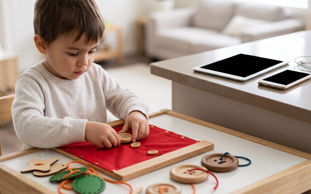 Actividades Montessori para niños de 3 a 5 años: 16 ideas para casa (con PDF)
