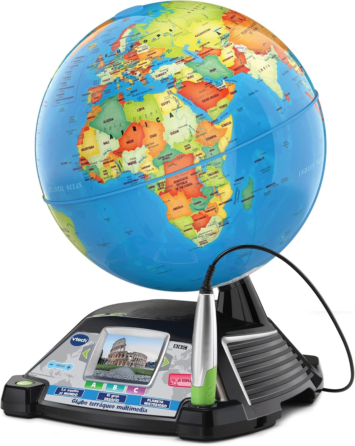 Globo terráqueo multimedia VTech en español