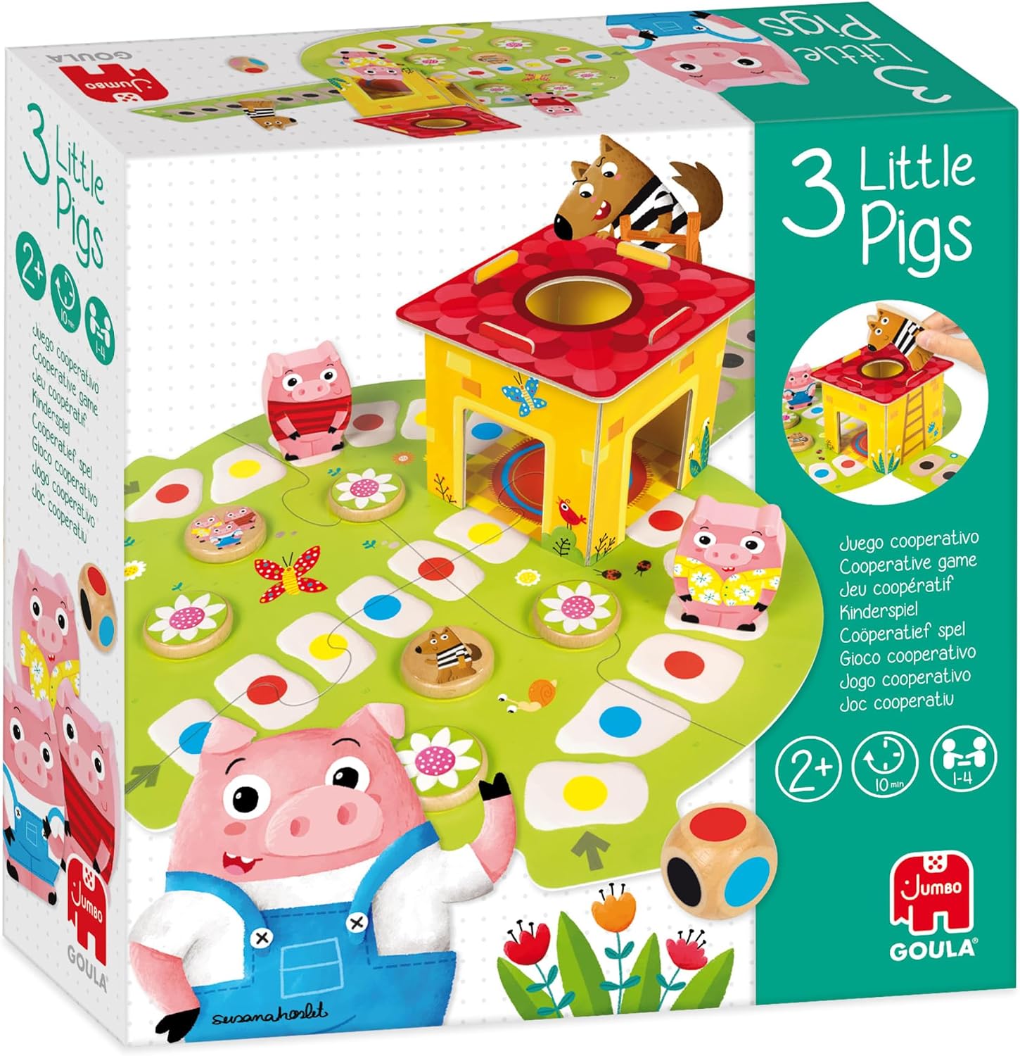 Juego de mesa cooperativo para 4 años