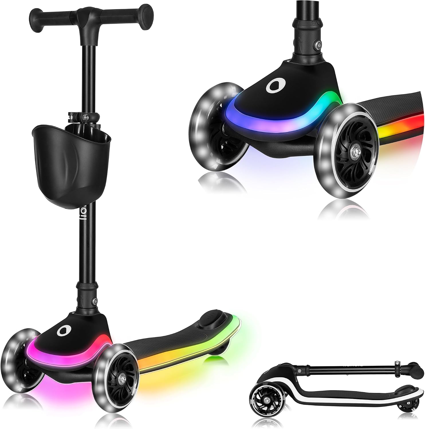 Patinete de 3 ruedas para niños de 3 a 5 años