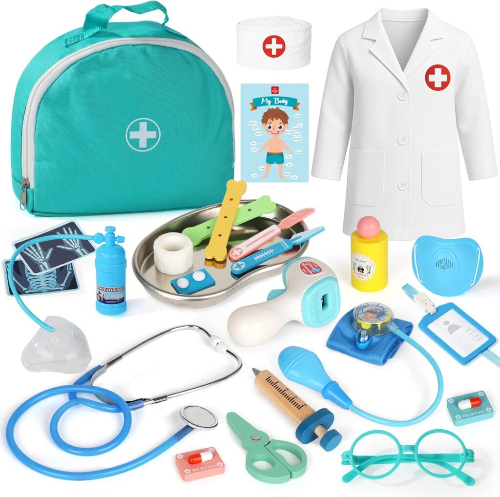 Set de médico de juguete para niños