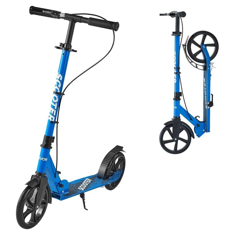 Patinete VEVOR de dos ruedas con manillar regulable (desde 8 años)